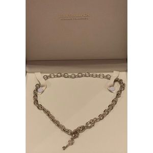 Judith Ripka Diamonique Key to my heart necklace